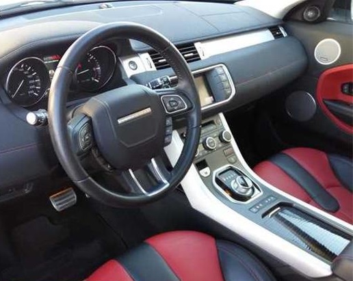 Left hand drive car LANDROVER RANGE ROVER EVOQUE (01/01/2013) - 